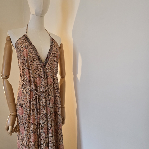Lara Ethnics Long Backless Multistyle Paisley Dress - Picture 14 of 16